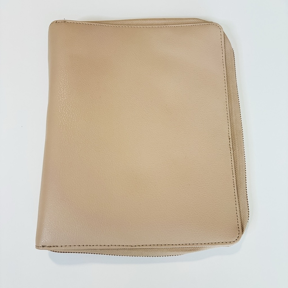 kikki.K Tan Leather Planner